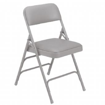 Vinyl Premium Triple Brace Folding Chair