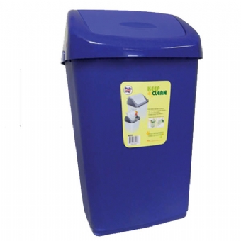 Trash Can With Swingtop Cover