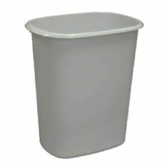 Taupe Square Trash Can 40 qt