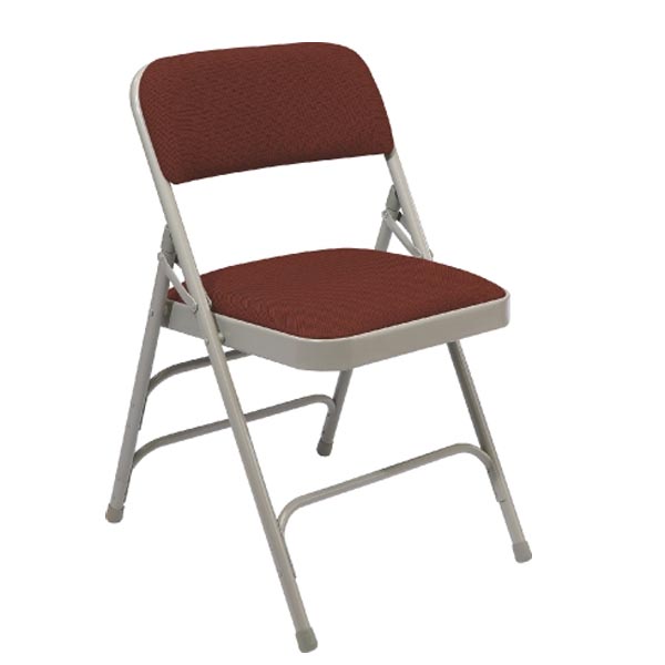 Fabric Premium Triple Brace Folding Chair