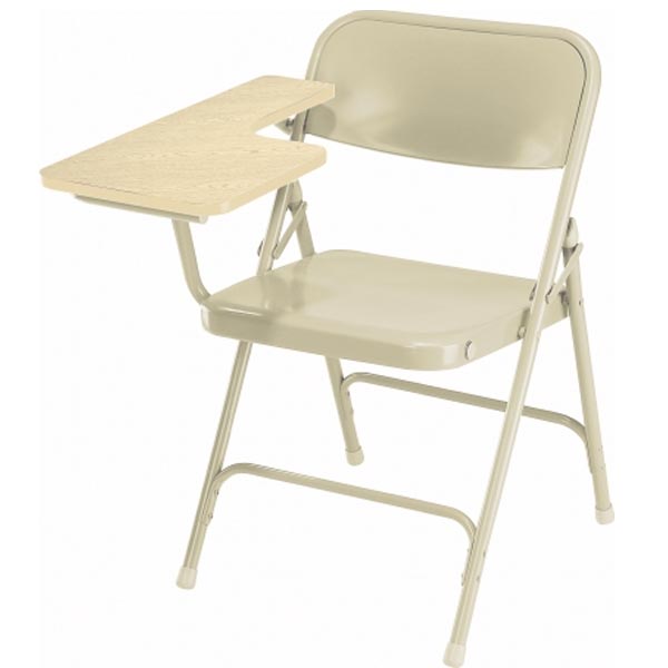 Preimium Steel Folding Chair With Tablet Arm